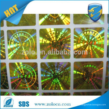 Security genuine customized laser 3d hologram pictures